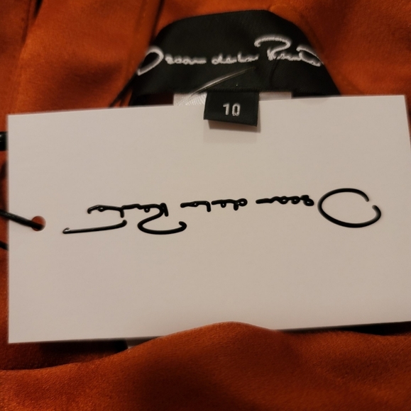 Oscar de la renta silk crepe dress - Picture 5 of 8